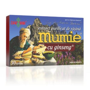 Extract purificat de rasina Mumie cu ginseng-30 tablete